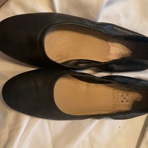 Black Vince Camuto leather flats